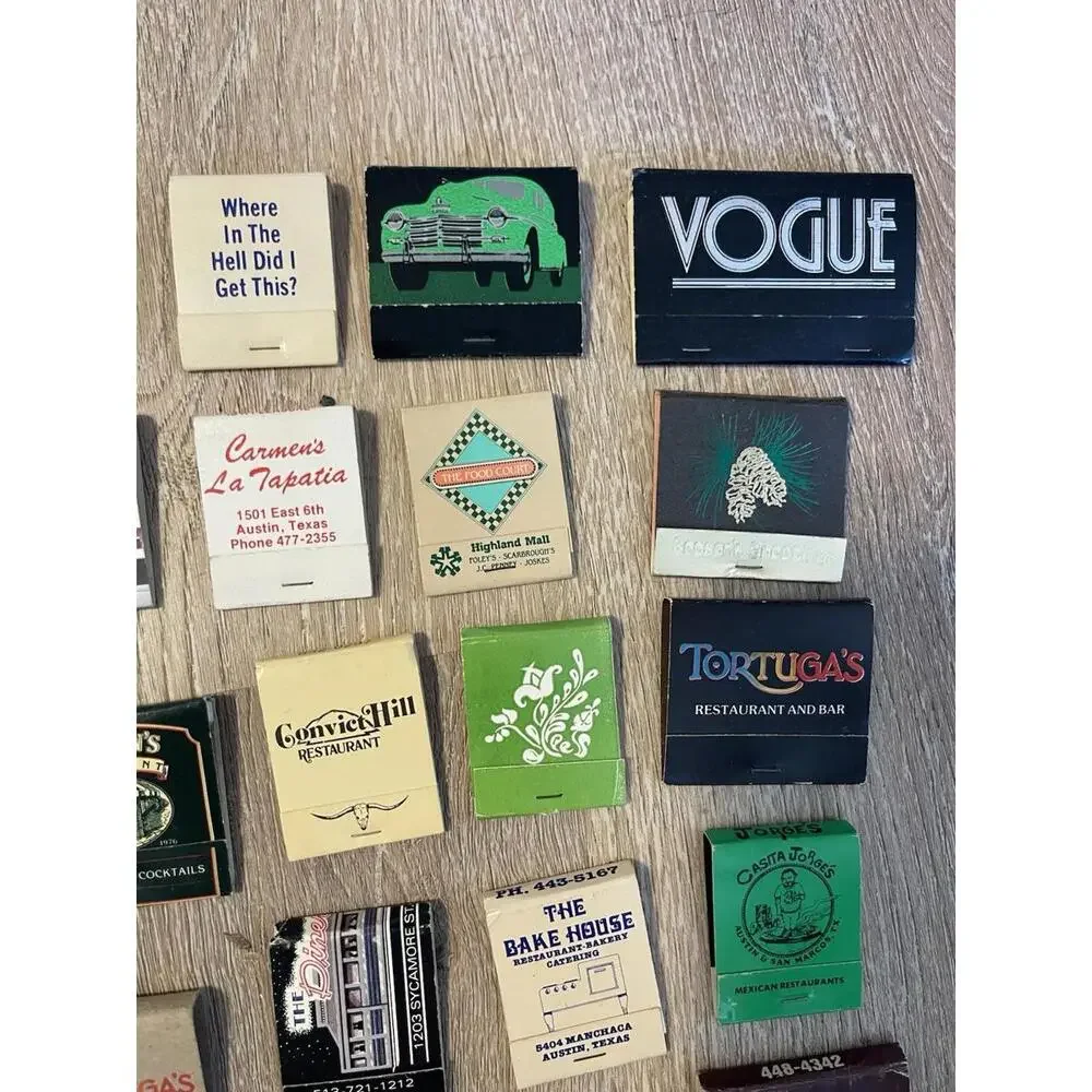 Matchbooks Most In Texas‎ Matchbook Lot- Restaurants H96